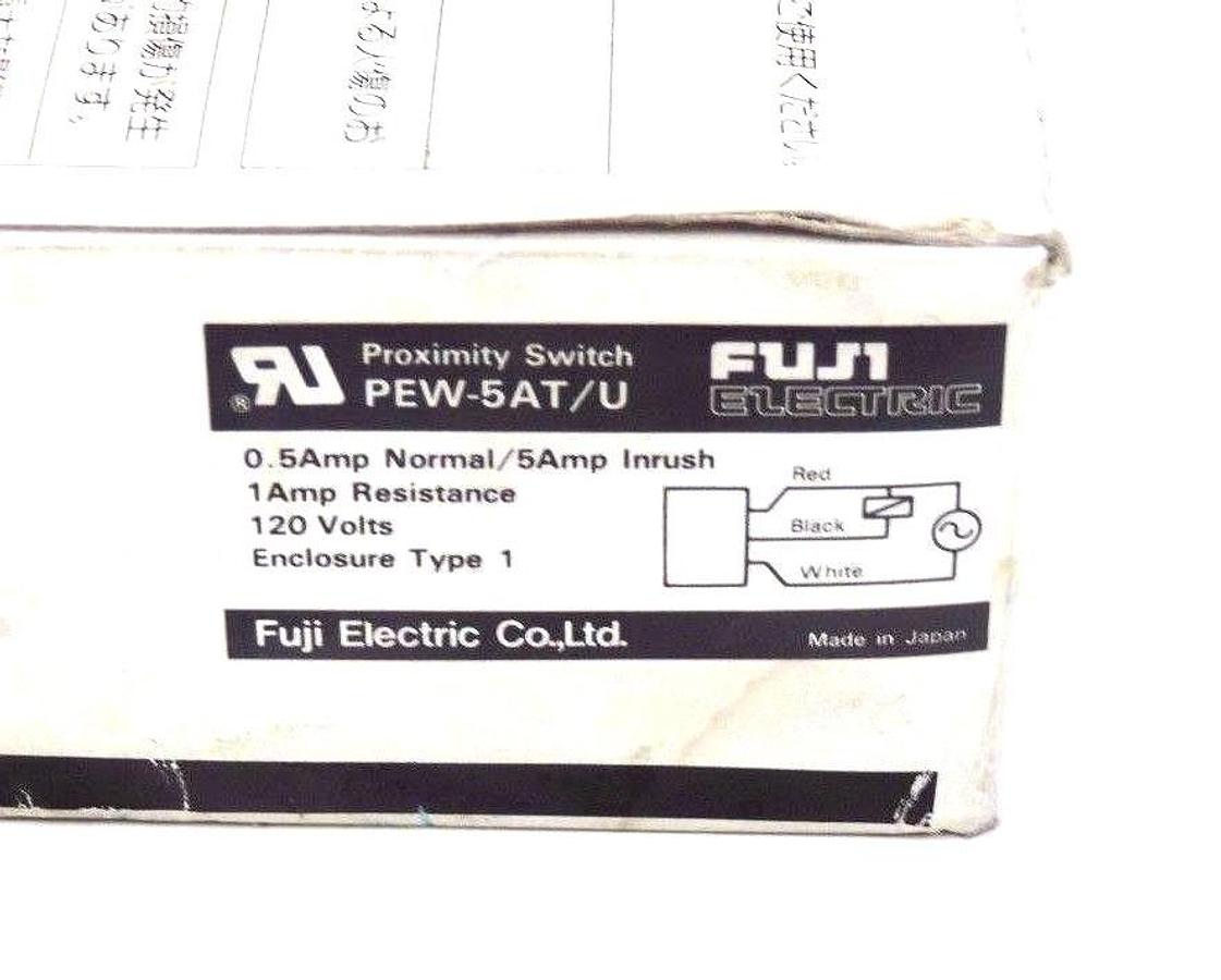 Used NIB FUJI PEW-5AT/U PROXIMITY SWITCH 120V, 1AMP, 3M, PEW5ATU