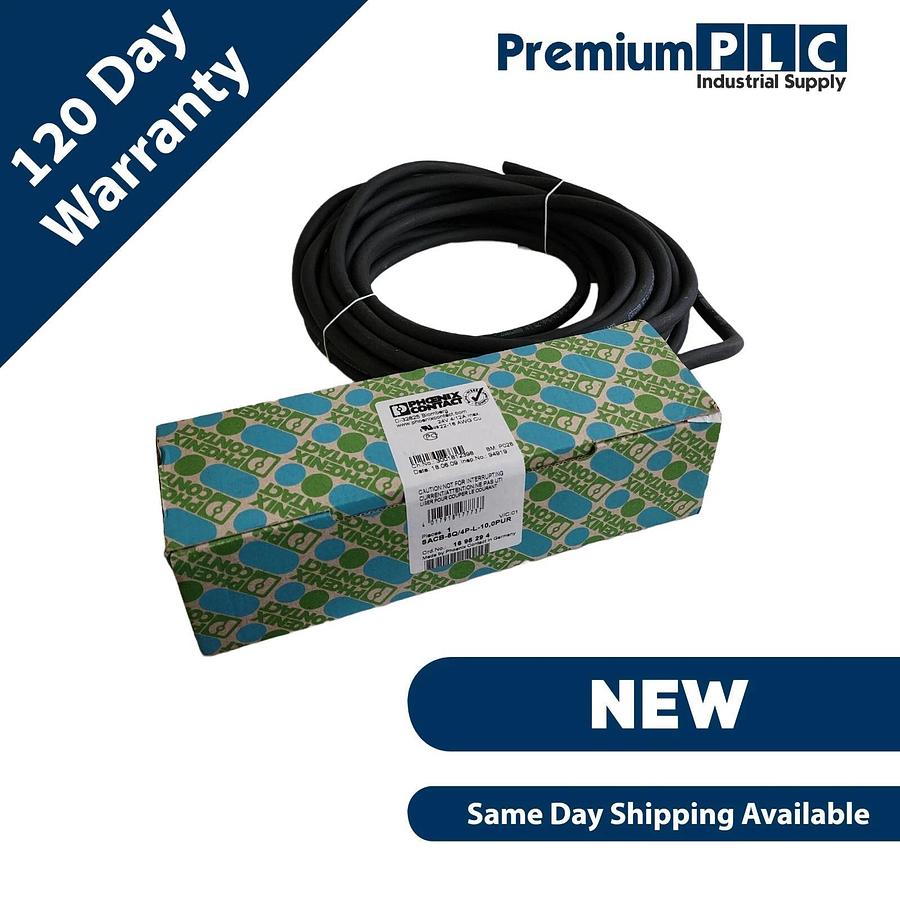 Used NEW F/S PHOENIX CONTACT SACB-8Q/4P-L-10,0PUR 1695294 SENSOR/ACTUATOR BOX W/CABLE