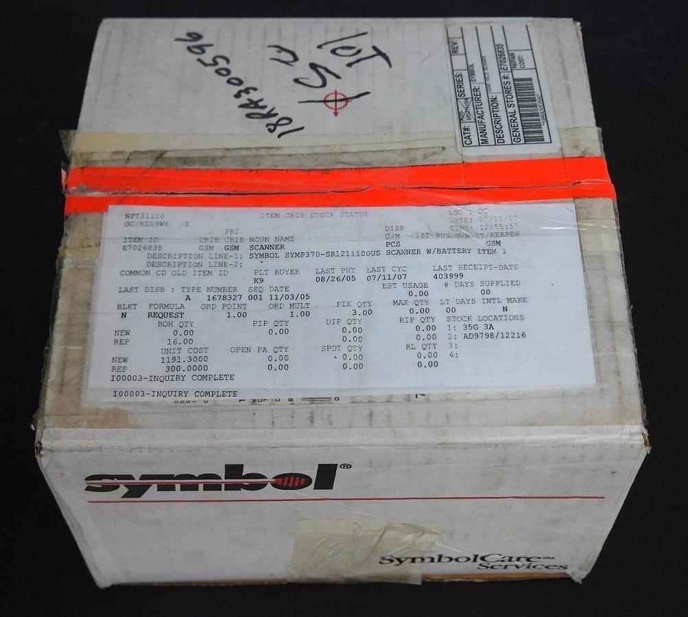 Refurbished REPAIRED SYMBOL P370/P470 PHASER WIRELESS BARCODE SCANNER P370-SR1211100FB