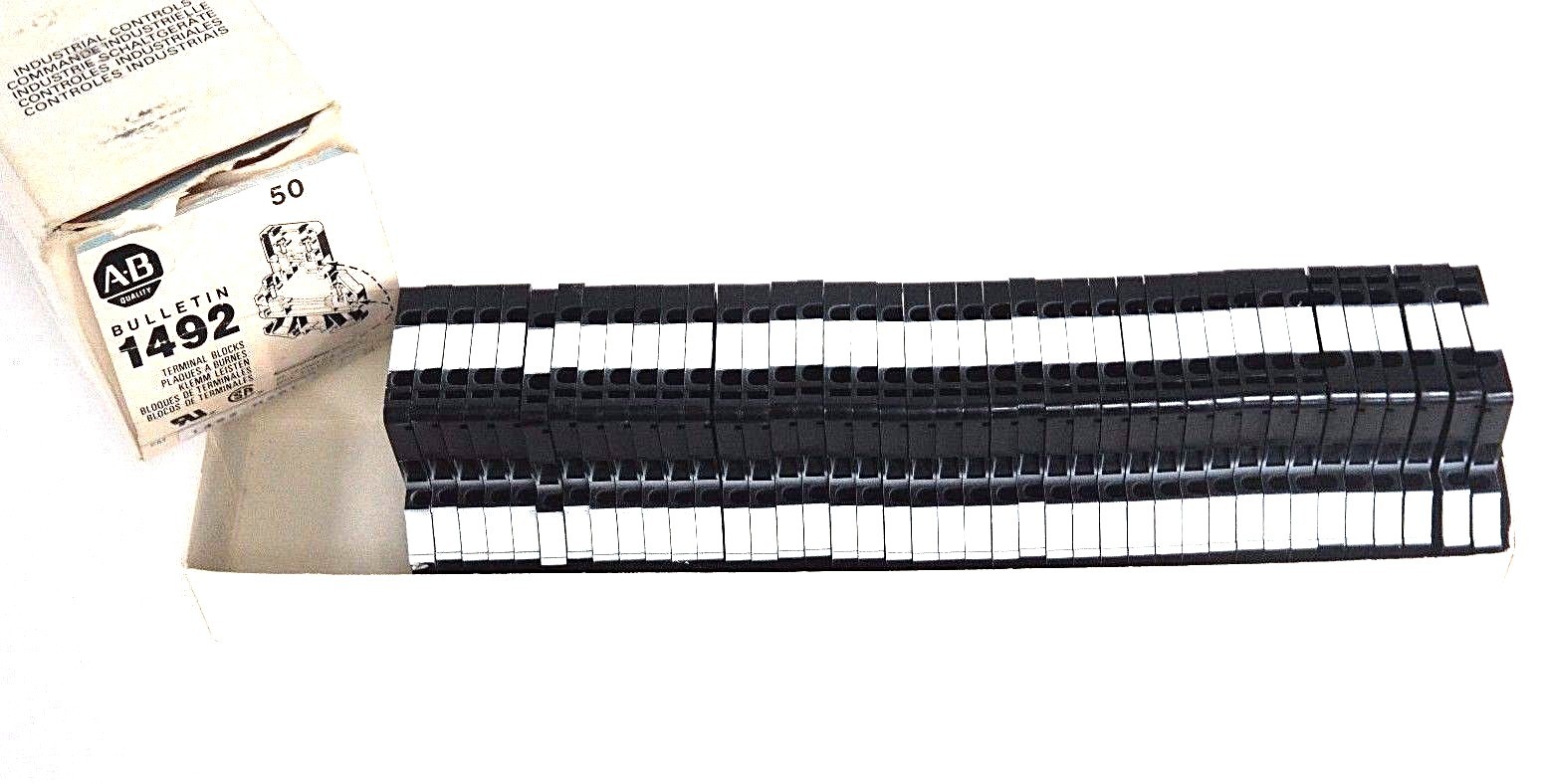 Used LOT OF 40 NEW ALLEN BRADLEY 1492-H2BL TERMINAL BLOCKS SERIES B 1492H2BL
