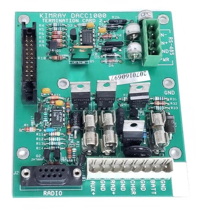 Refurbished KIMRAY ePRODUCTION DACC1000 TERMINATION CARD KA3996-R *REPAIRED*