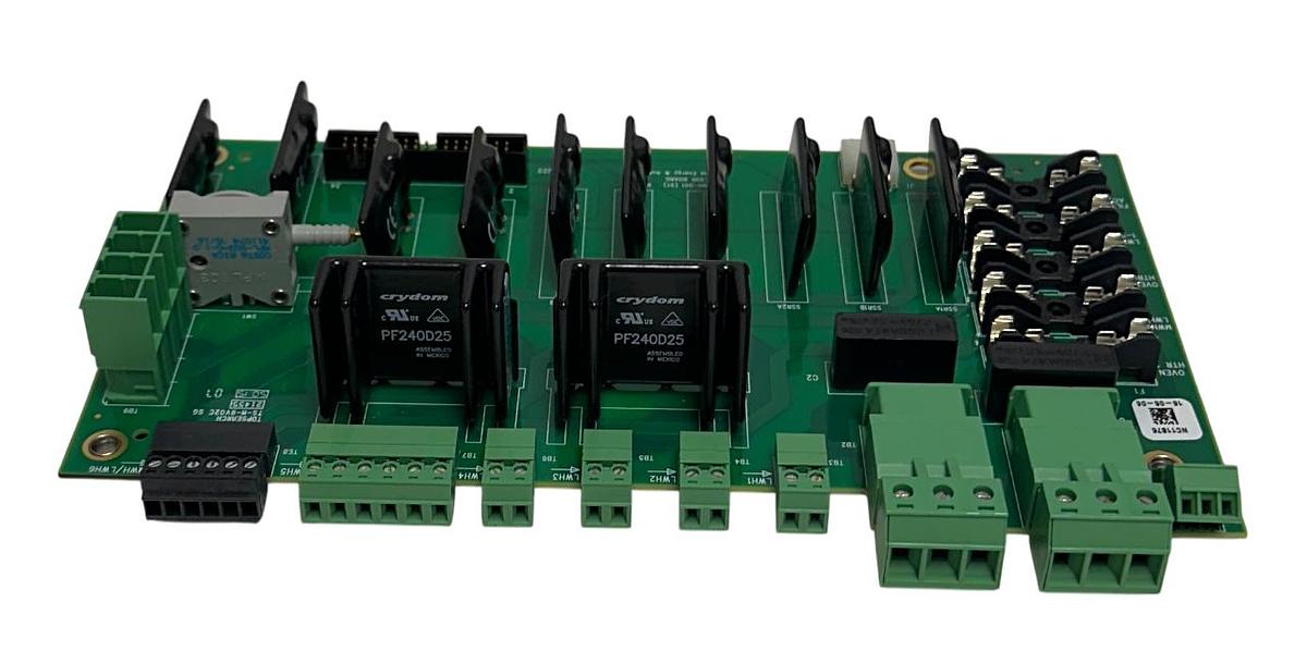 Used SIEMENS 2021789-001 / 2021790-001 PECM SSR CONTROL BOARD W/ TEMP MODULE NSNP