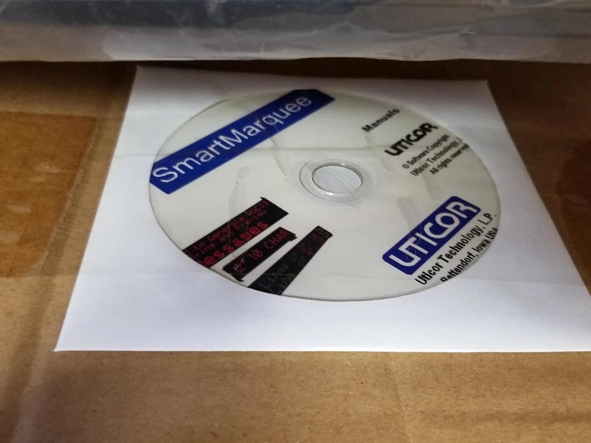 NIB AVG UTICOR SMART MARQUEE TSM-2L20C-R-M-E-N-A-0 LED DISPLAY TSM2L20CRMENA0