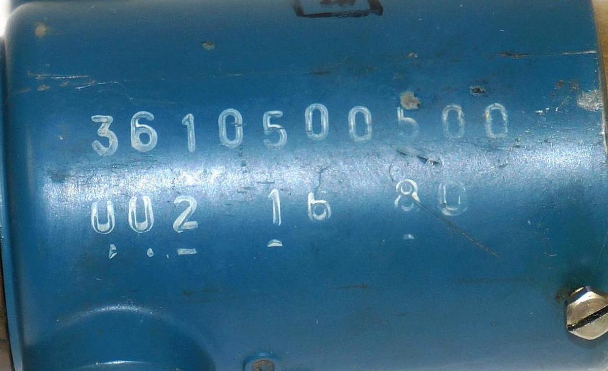 Used BOSCH 3610500500 FINE SETTING VALVE