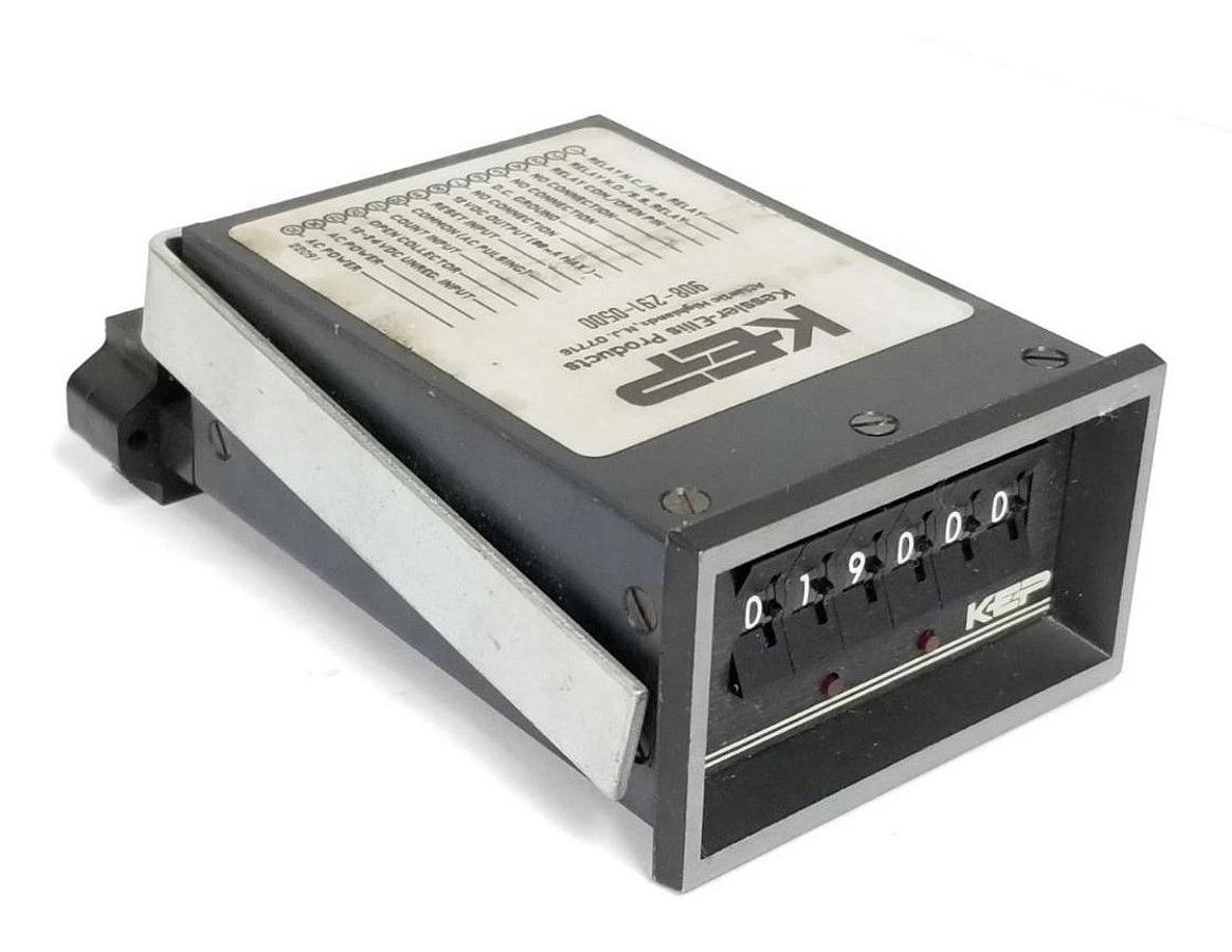Used KESSLER-ELLIS OMNI6P2CTR15B2 ELECTRONIC COUNTER SEC1/10000 W/ HARDWARE/TERMINAL