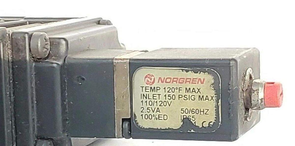 Used NORGREN MN01GGA35AJJA SOLENOID VALVE