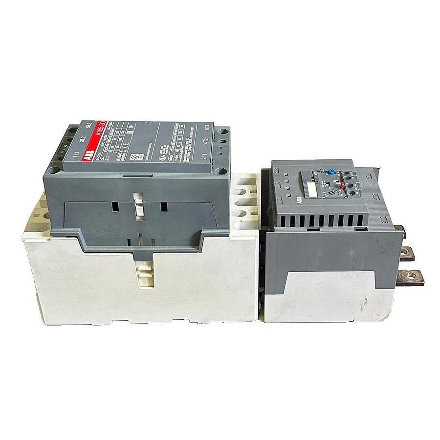 Used ABB A185-30 / A18530 CONTACTOR 275A 1000V 3-POLE W/ ABB EF205-210 OVERLOAD RELAY