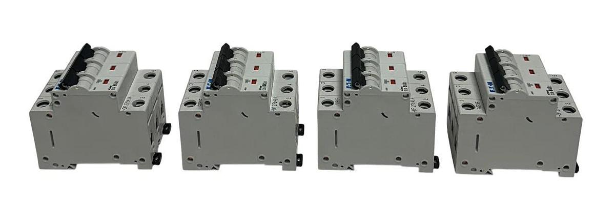 Used 4 EATON CLS6-B63/3-DP / 270414 MOELLER SERIES xCLEAR CIRCUIT BREAKERS 63A USNP