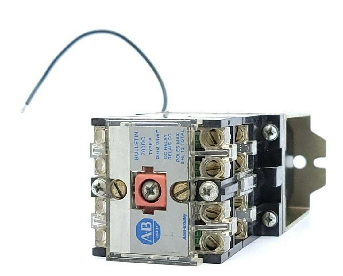 Used ALLEN BRADLEY 700DC-P800Z24 SER. D RELAY DC 24V, 700DCP800Z24