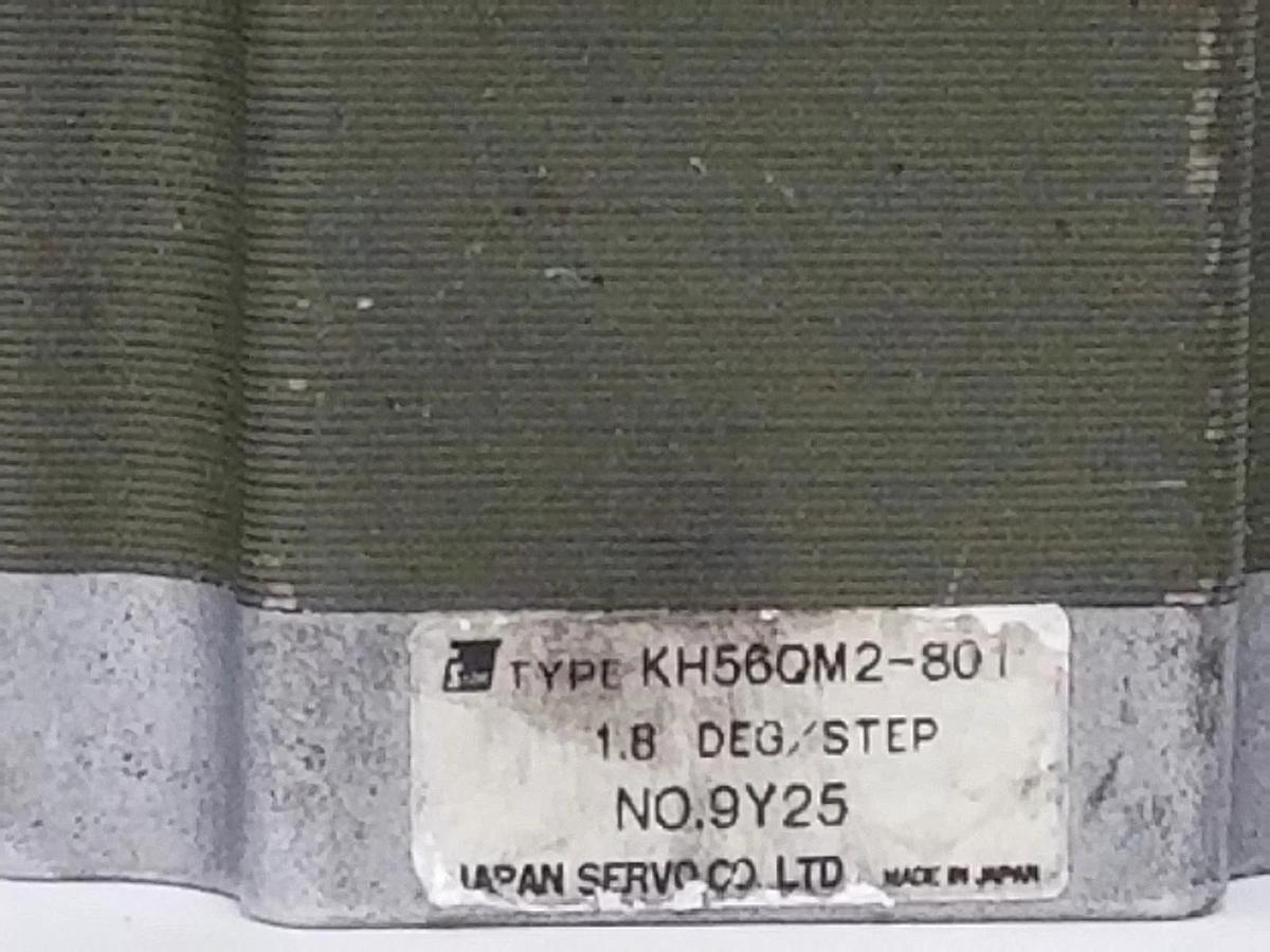 JAPAN SERVO CO. KH56QM2-801 STEPPER MOTOR 1.8 DEG. KH56QM2801