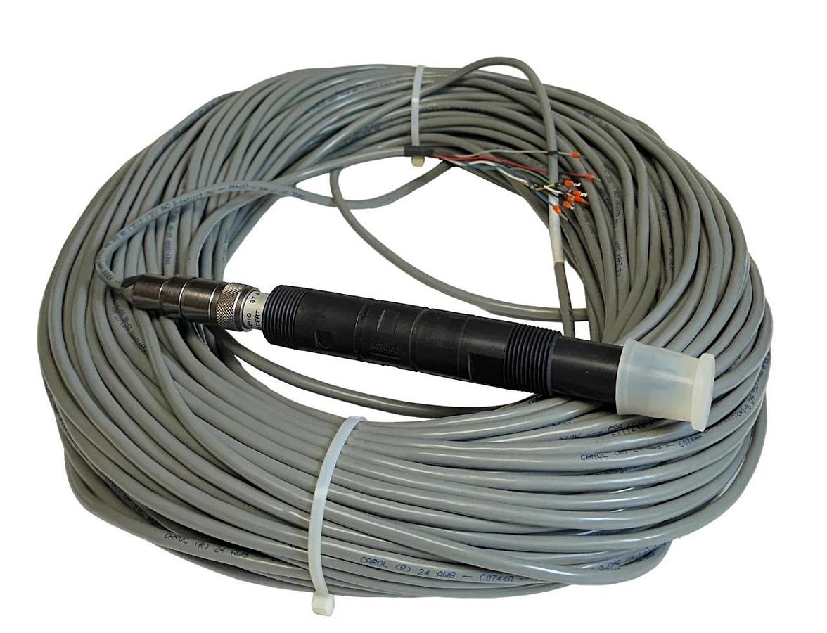 Used FOXBORO PH10-1P1Q / PH101P1Q DolpHin SERIES pH SENSOR W/ BS811JB-300FT CABLE