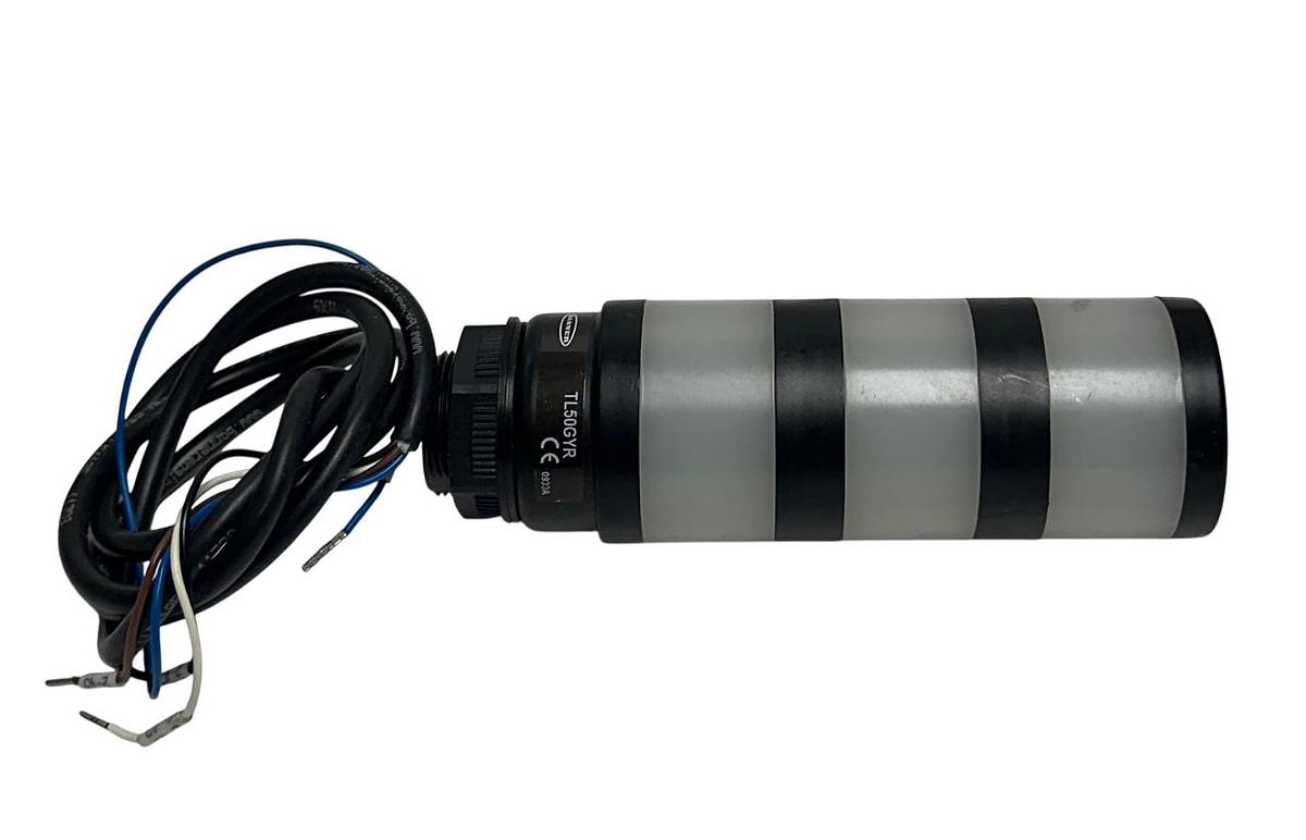Used BANNER TL50GYR / 83221 STACK LIGHT TOWER 3-COLOR INDICATOR 18-30VDC/24VAC USNP