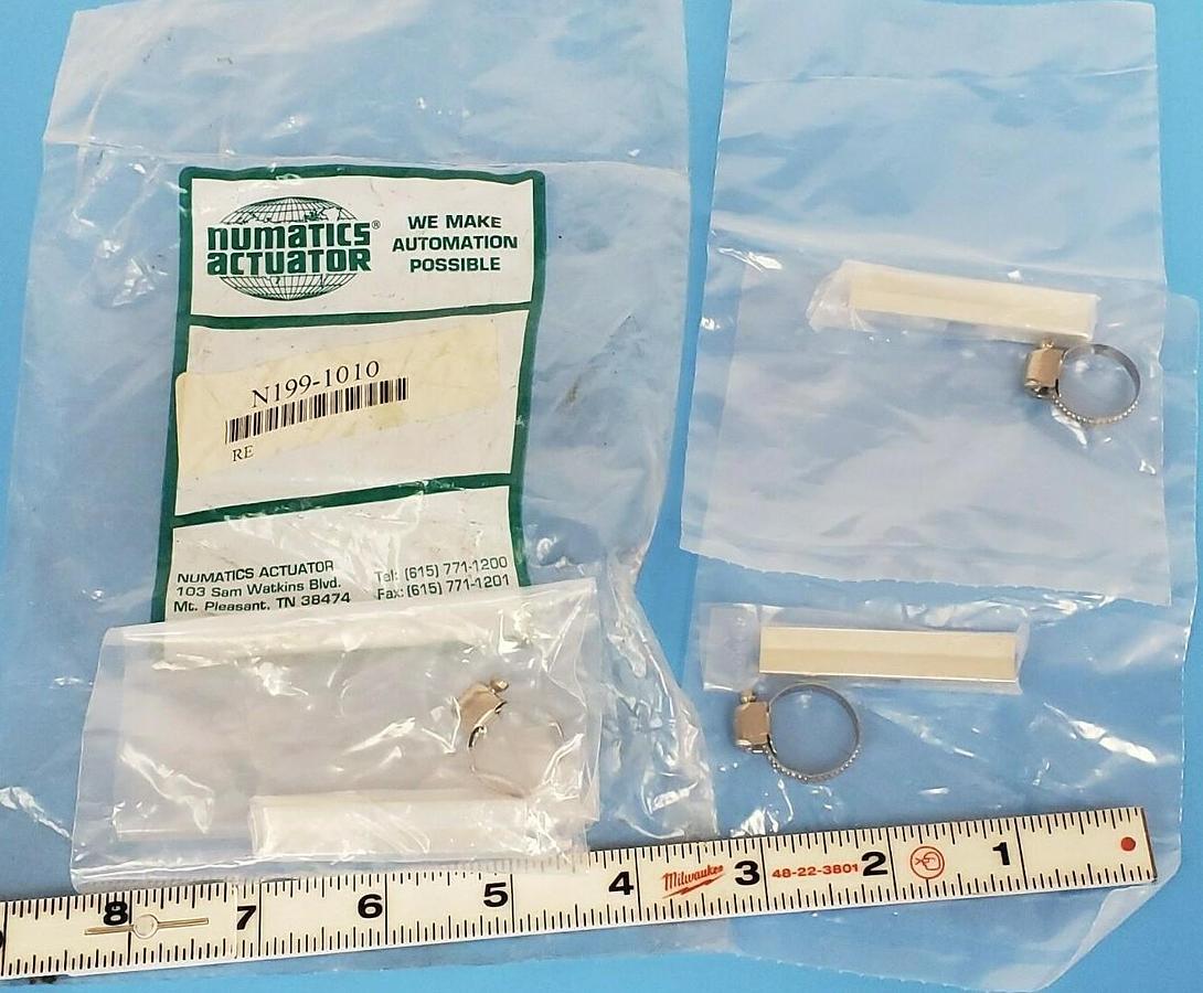 Used LOT OF 3 NEW NUMATICS ACTUATOR N199-1010 SWITCH BRACKET KITS 9/16" BORE