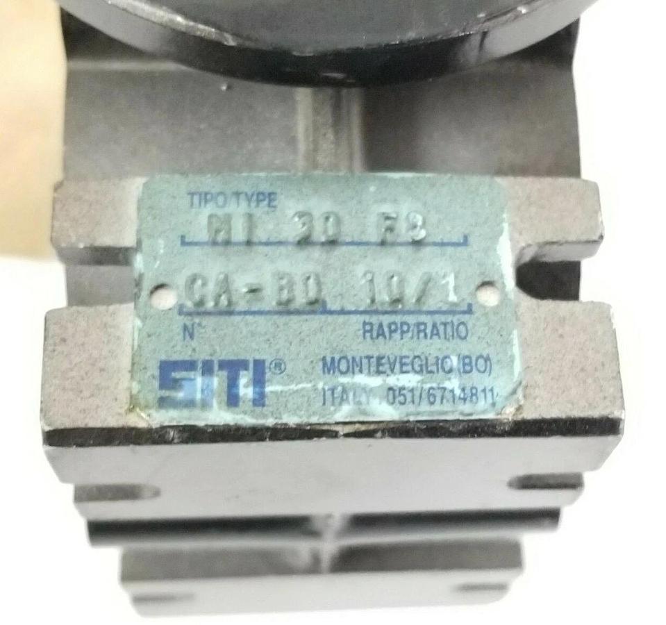 Used SITI MI-30-F8 CEMCO GEARBOX / SPEED REDUCER, 10:1 RAPP / RATIO, CA-B0, M1-30-F8