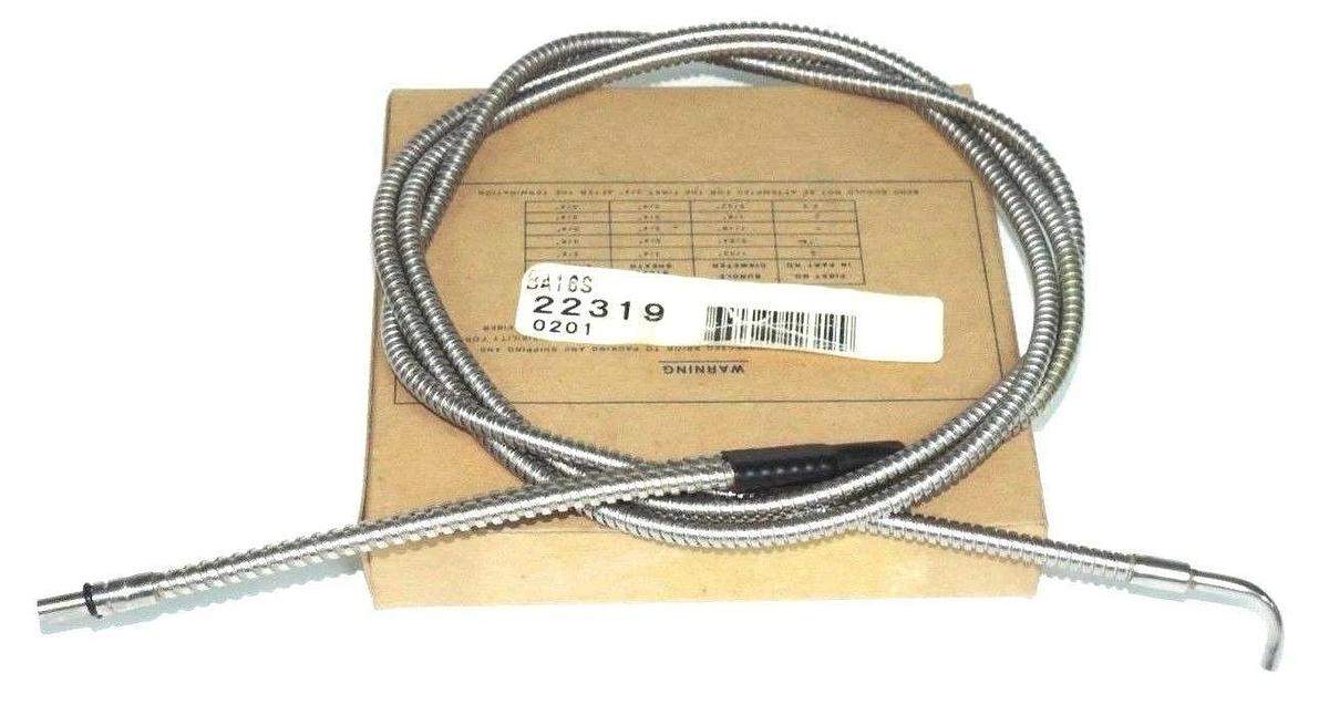 Used NIB BANNER BA16S FIBER OPTIC CABLE 22319