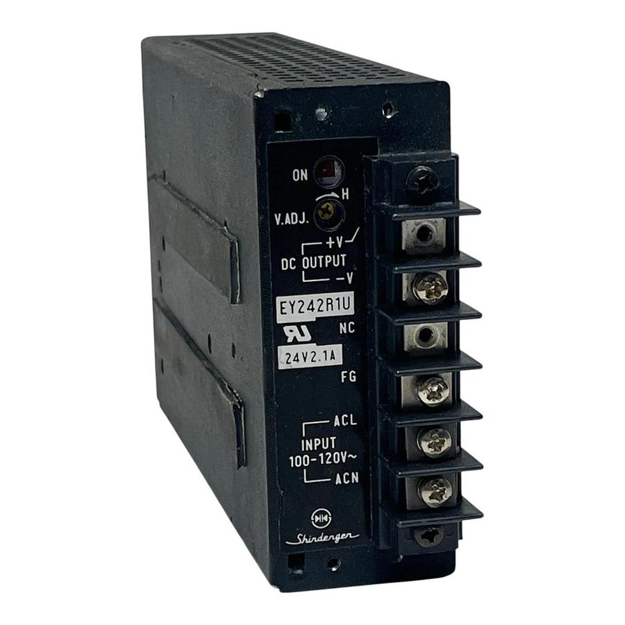 Used Shindengen EY242R1U Industrial DC Power Supply 24V 2.1A 100-120VAC Japan