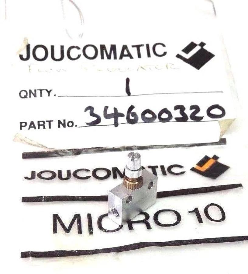 NEW JOUCOMATIC 34600320 FLOW REGULATOR 346 00 320