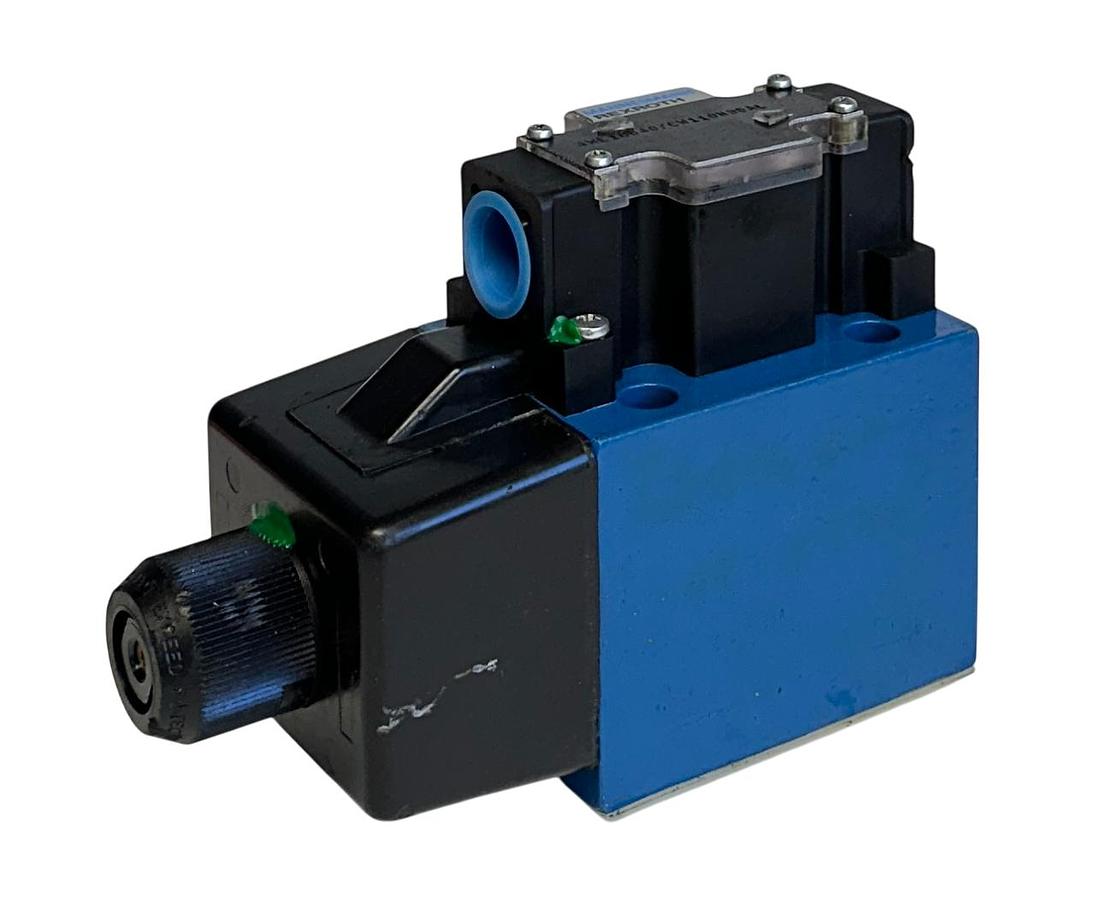 Used REXROTH 4WE10D40/CW110N9DAL HYDRAULIC SOLENOID VALVE 110-120V 50/60Hz NSNP