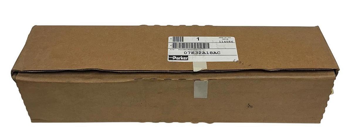 PARKER 07E32A18AC PNEUMATIC FILTER / REGULATOR 1/2'' NO GAUGE OEM NSMP
