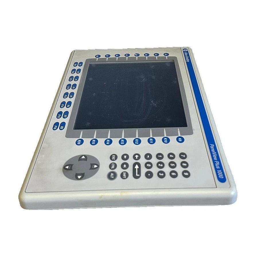 Used ALLEN BRADLEY 2711P-B10C4A7 /A PanelView Plus 1000 KEY/TOUCH ENet 2711PB10C4A7
