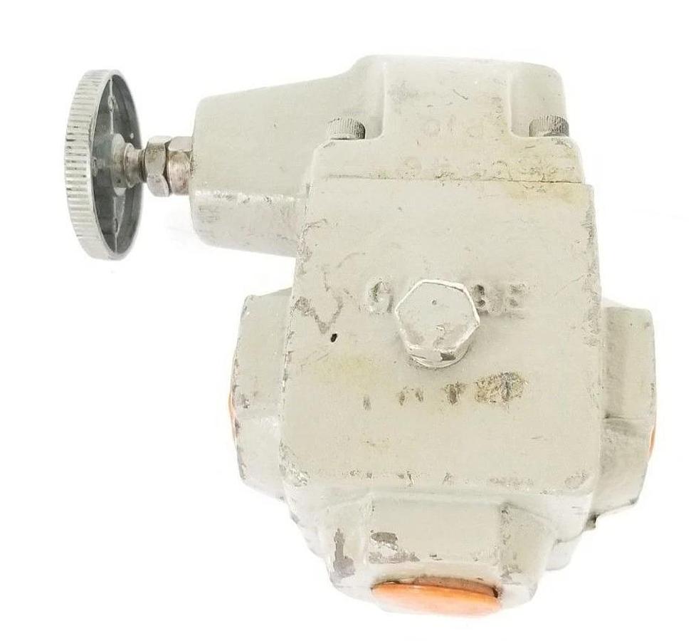 Used VICKERS 01-06-B-40 RELIEF VALVE 125-1000PSI 0106B40 *DAMAGED*