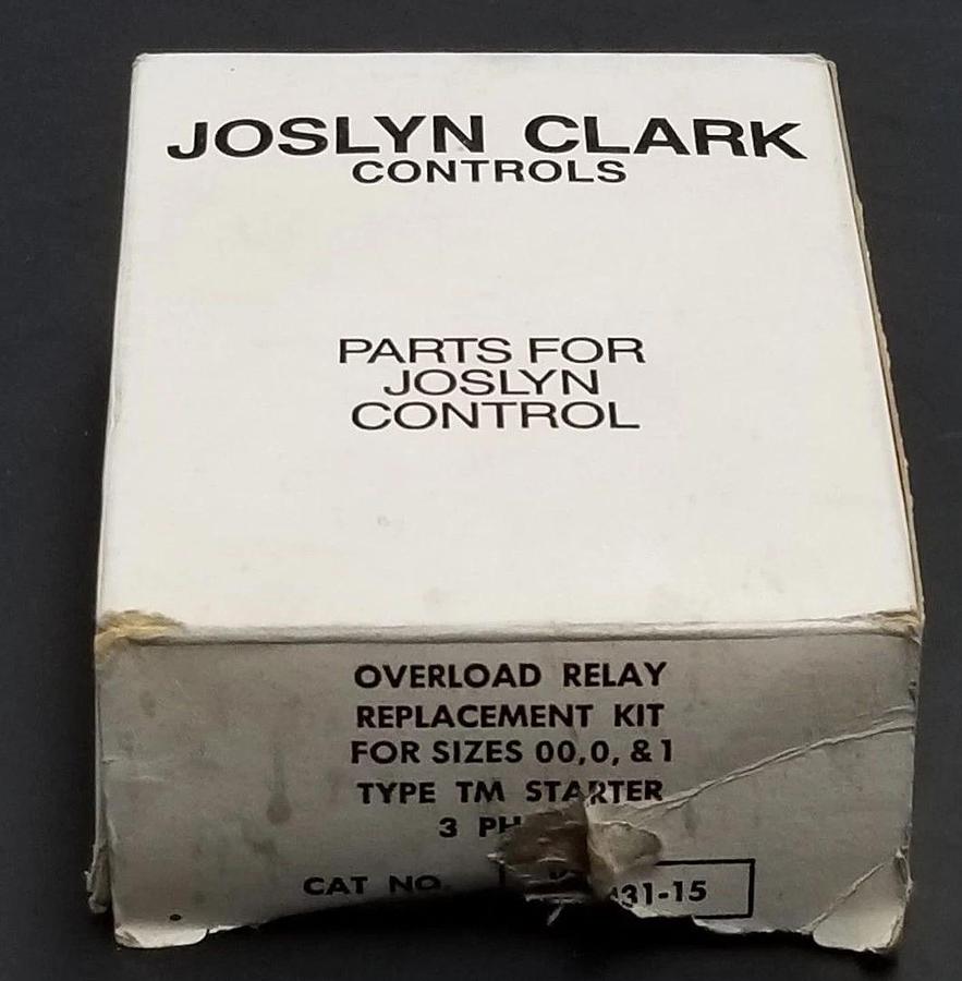 NIB JOSLYN CLARK KTM31-15 OVERLOAD RELAY REPLACEMENT KIT KTM3115