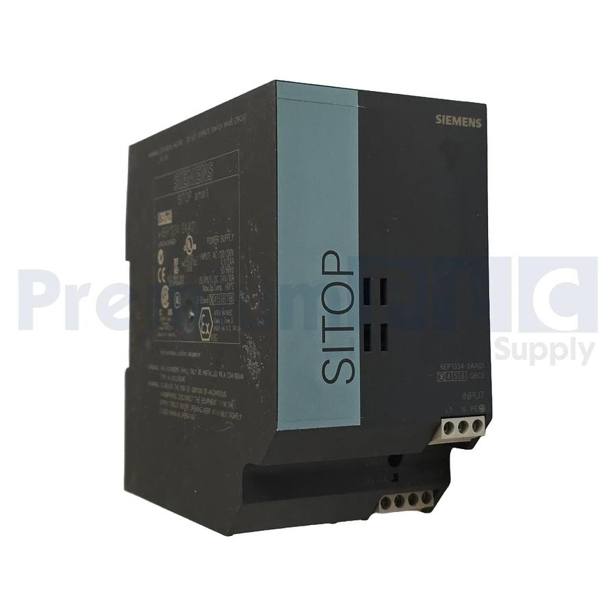 Used SIEMENS 6EP1334-2AA01 / 6EP13342AA01 SITOP smart POWER SUPPLY 24VDC OUTPUT USED