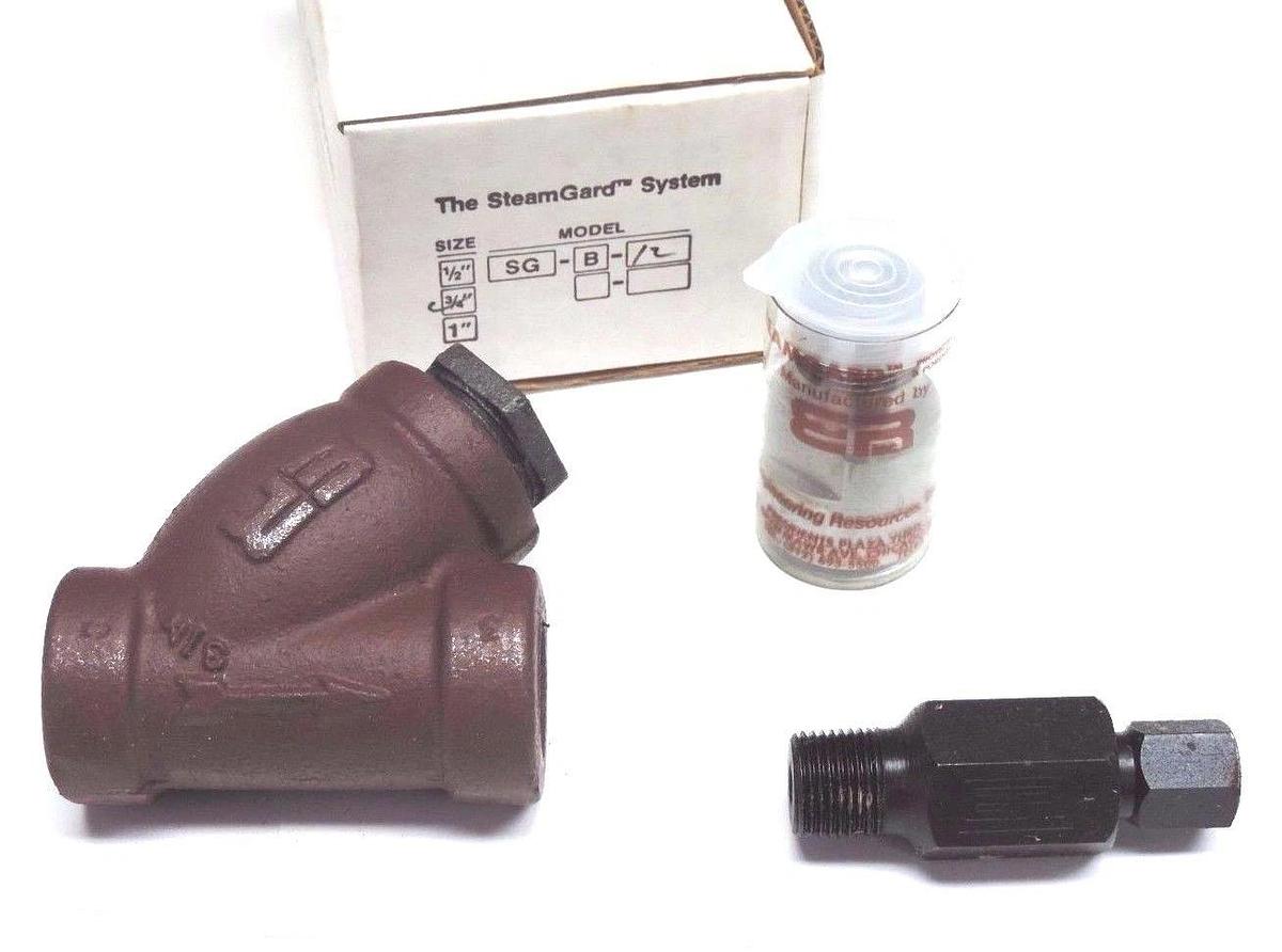 Used NIB THE STEAMGARD SYSTEM SG-B-12 SIZE: 3/4'' TRAP VALVE SGB12