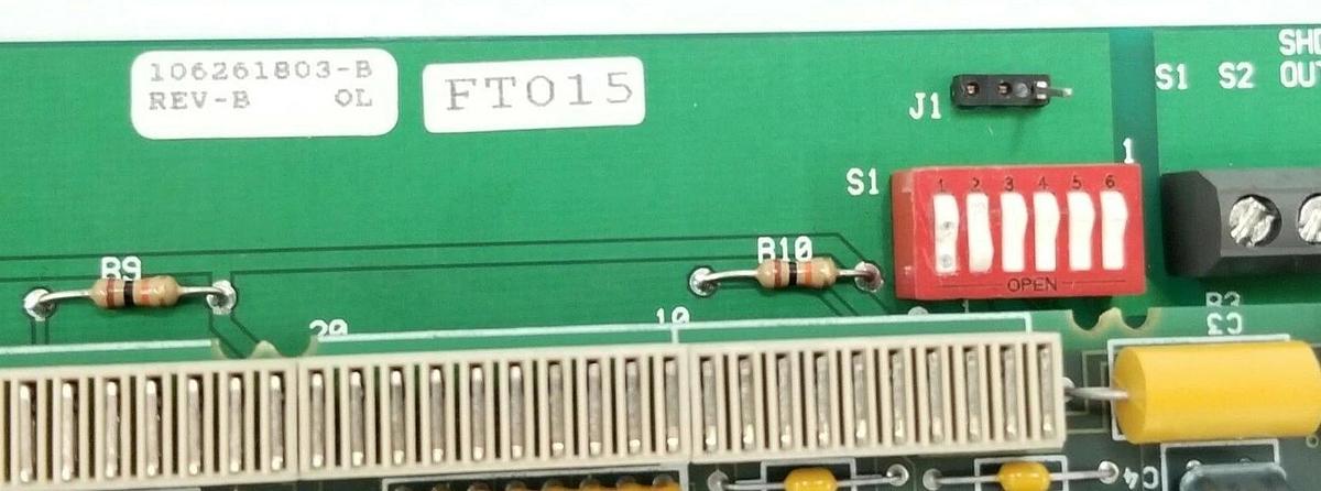 Used BOSTON FINCOR 106275201-C REV. C GENI / PULSE TACH 106261803-B 44A731604