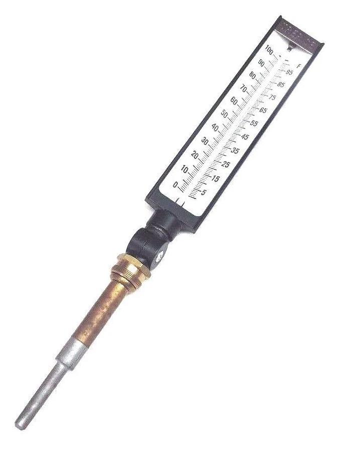 NIB TRERICE 0-100 DEG. F INDUSTRIAL THERMOMETER 19-1/2" TOTAL LENGTH