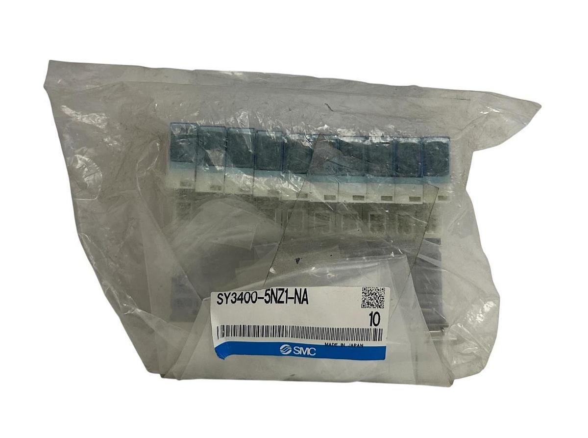 10 SMC SY3400-5NZ1-NA / SY34005NZ1NA 5-PORT SOLENOID VALVES 5/4 PNEUMATIC NSMP