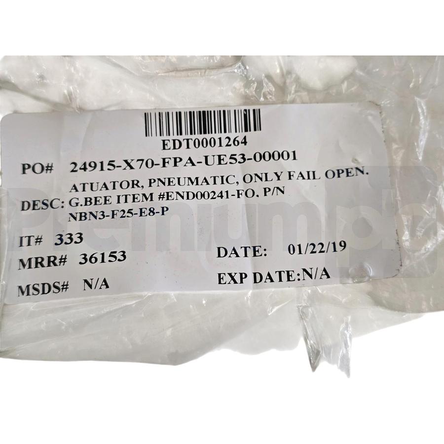 Used G. Bee CPFF25EASTAZ1BEE / END00241 Limit Switch Box Actuator w/P+F NBN3-F25-E8-P