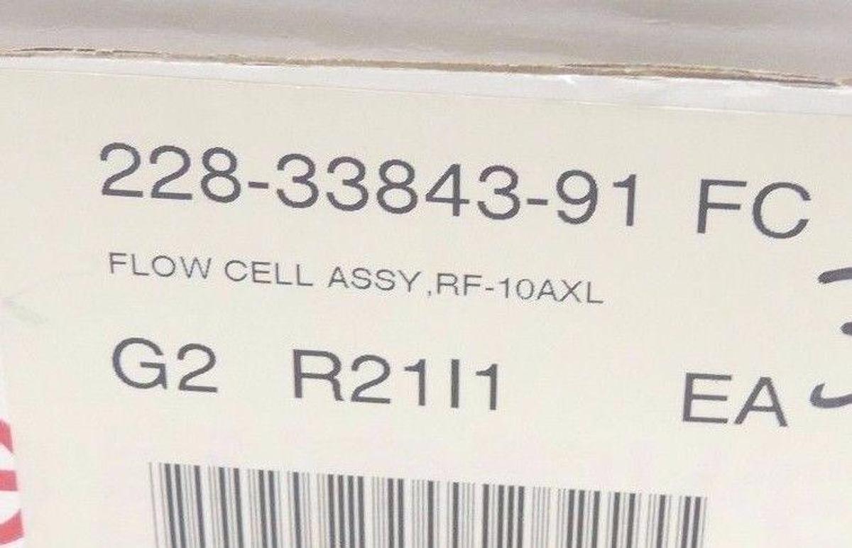 NIB SHIMADZU 228-33843-91 FLOW CELL ASSEMBLY, RF-10AXL, 2283384391