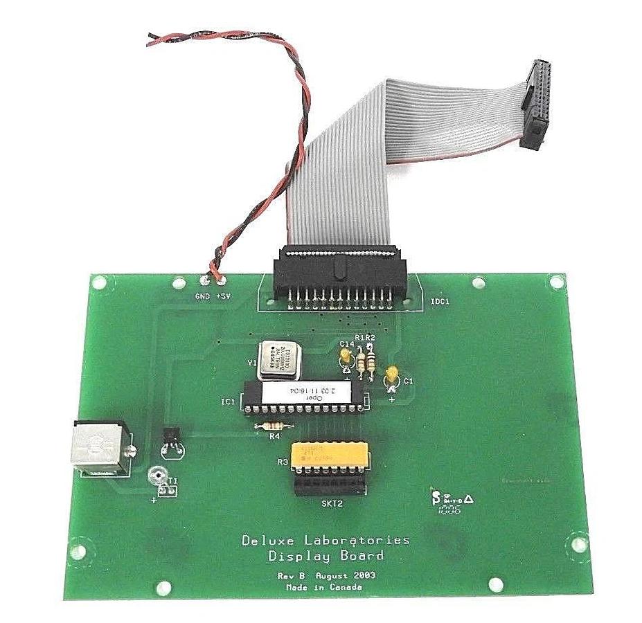 Used DELUXE LABORATORIES DISPLAY BOARD REV. B