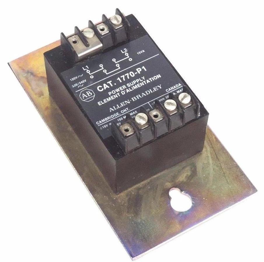 Used ALLEN BRADLEY 1770-P1 POWER SUPPLY 15AMP 120-240V 1770P1