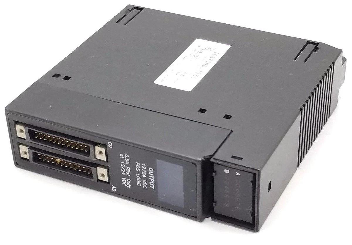 Used GE FANUC IC693MDL753C OUTPUT MODULE 12/24 VDC, 0.5A, 32 PT POS
