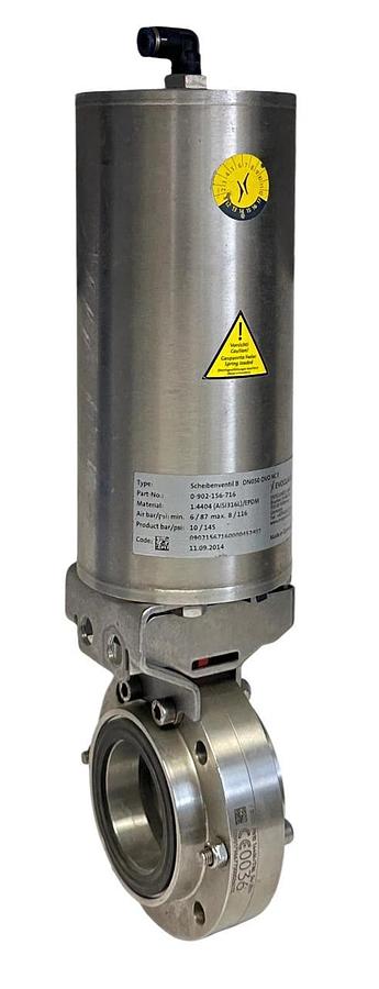 Used KRONES 0-902-156-716 / DN050 OVO NC E EVOGUARD HYGIENIC VALVE STAINLESS USNP