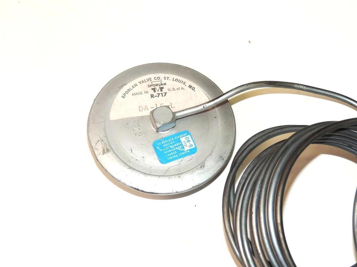 Used SPORLAN VALVE DA-15-L EXPANSION VALVE COMPONENT 201-A