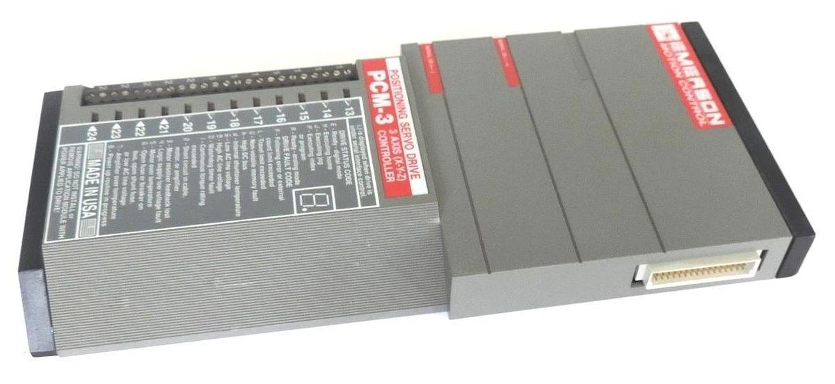 Used EMERSON MOTION CONTROL PCM-3 3-AXIS (X-Y-Z) CONTROLLER PCM3 P/N: 960019-01