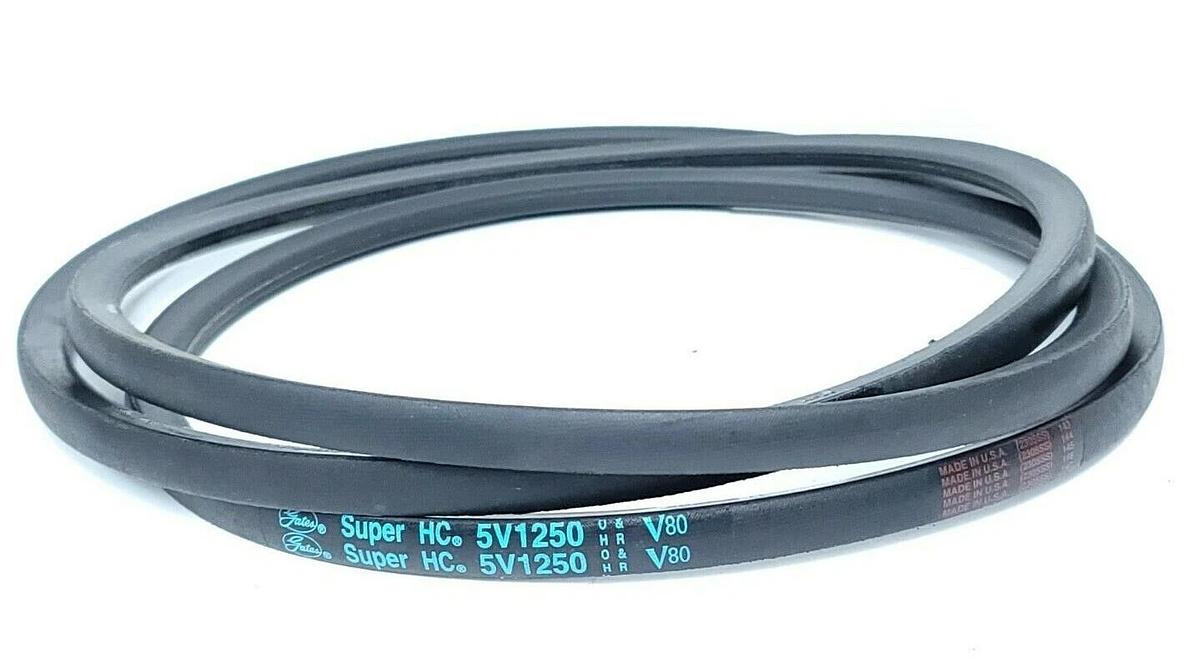 Used NEW GATES 5V1250 SUPER HC V-BELT OUTSIDE LENGTH: 125 INCH