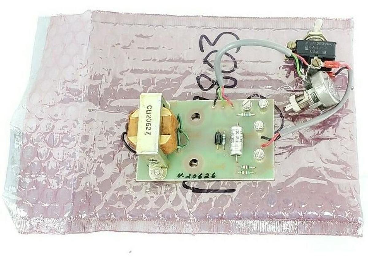 Used GENERIC M31-7803 CIRCUIT BOARD ASSY W/ SWITCH & POTENTIOMETER U-20631 U-20626