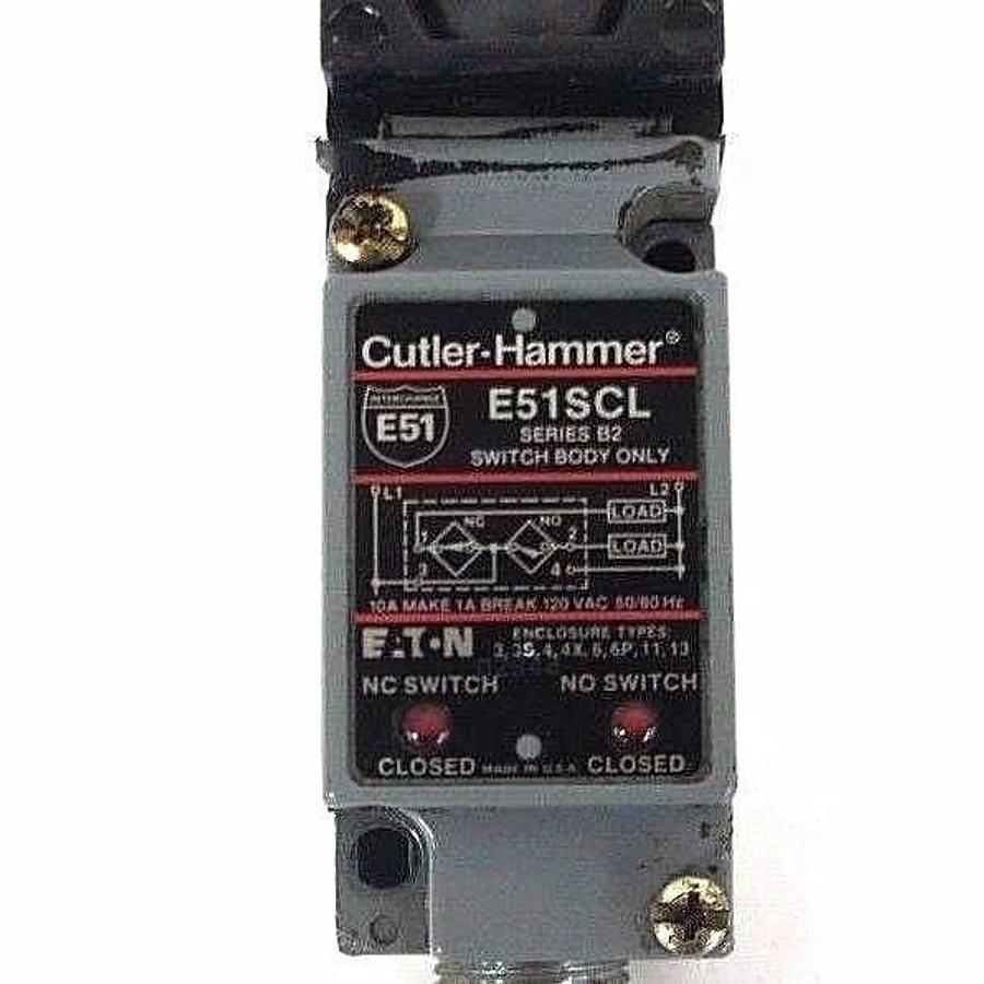 Used CUTLER-HAMMER E51DP4 SER. B3 PHOTOELECTRIC HEAD W/ E51SCL & E51RC