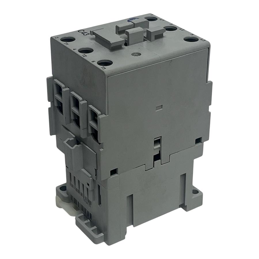 Used Allen-Bradley 100-C43E*00 Ser B Contactor 3-Pole 43A 24V DC 100C43E00