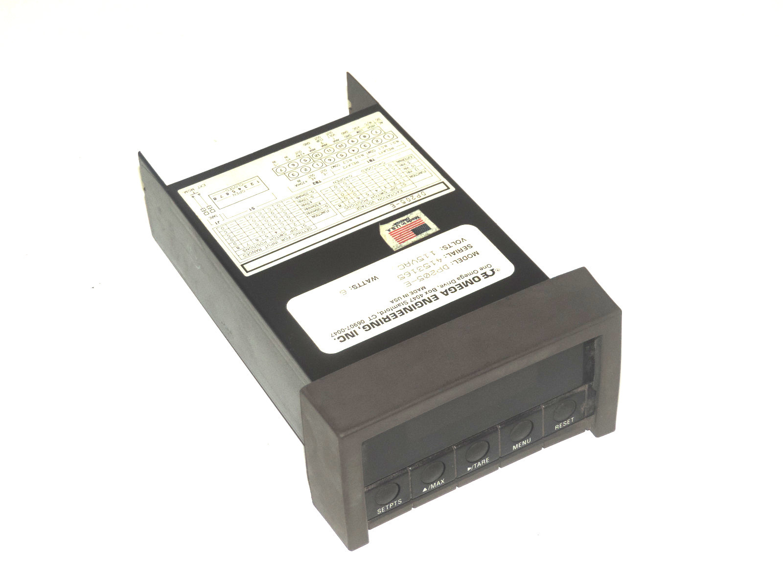 Used OMEGA DP205-E CONTROLLER DP205E