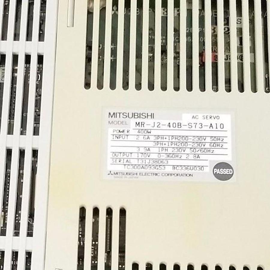 Used MITSUBISHI MR-J2-40B-S73-A10 AC SERVO DRIVE MRJ240BS73A10 (400W)
