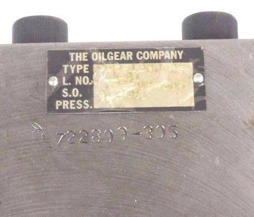Used NEW OILGEAR COMPANY C09-13NNNN-VU-A1, L NO. L722809-305