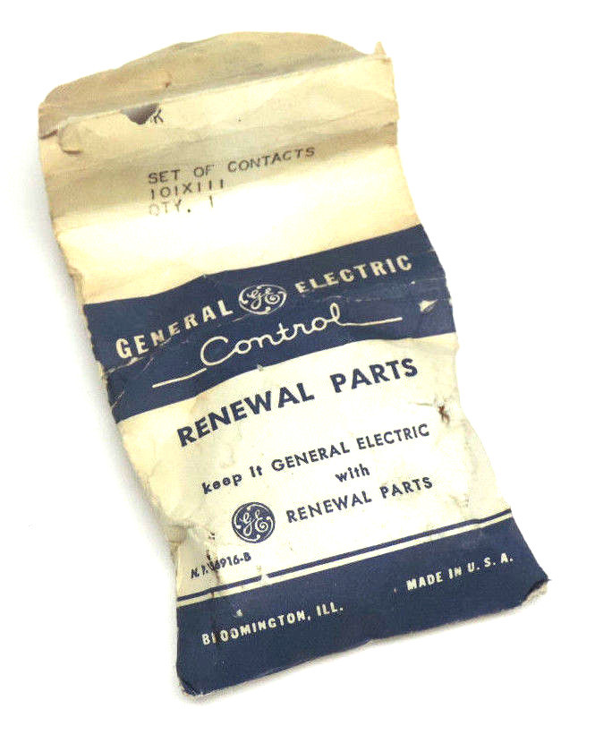 Used NIB GENERAL ELECTRIC 101X111 3P CONTACT KIT