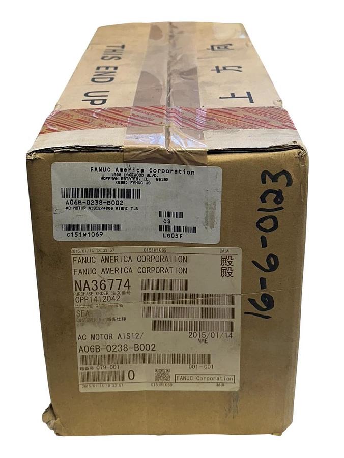 FANUC A06B-0238-B002 / A06B0238B002 AC SERVO MOTOR aiS-12/4000 2.7kW OUTPUT NSMP