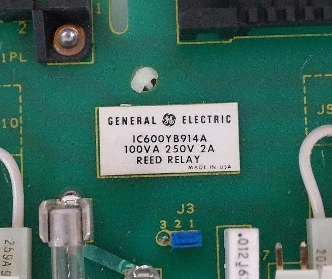 Refurbished REPAIRED GE FANUC IC600YB914A 100VA 25V 2A REED RELAY 44B718734-002/1