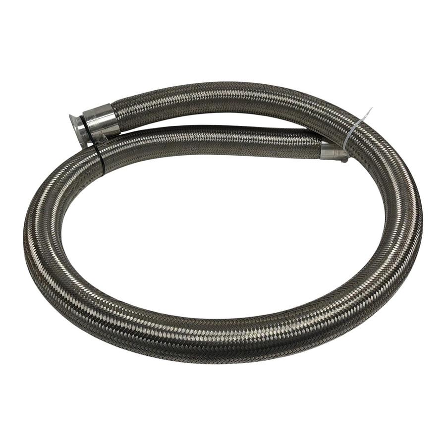 Used Ace Sanitary SealRite 2" ID x 96" Stainless Steel Braided Sanitary Hose TriClamp